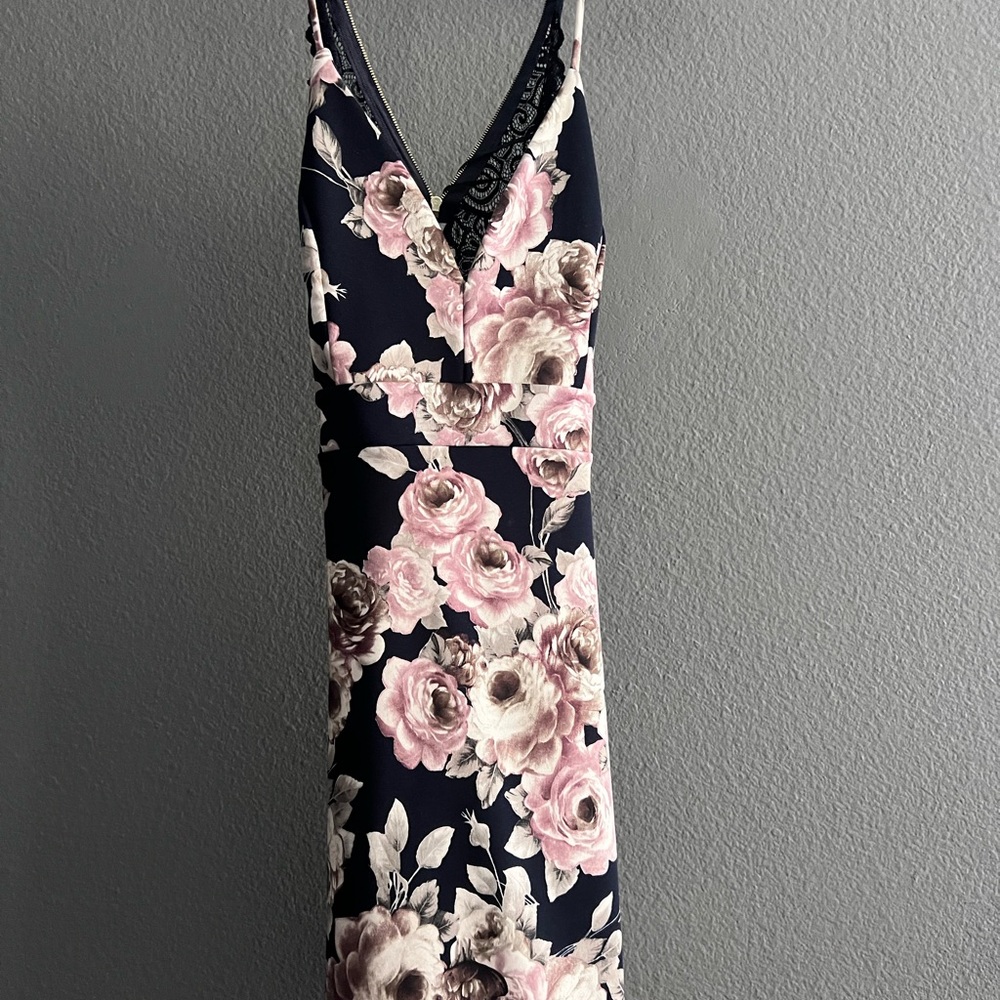 Floral V-Neck Dress